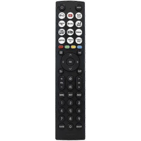 Intelligente Universalfernbedienung für Hisense-Fernseher – Kompatibel mit Deezer und Netflix, Sprachsteuerung, funktioniert mit Alexa und Google Assistant, langlebige Batterie