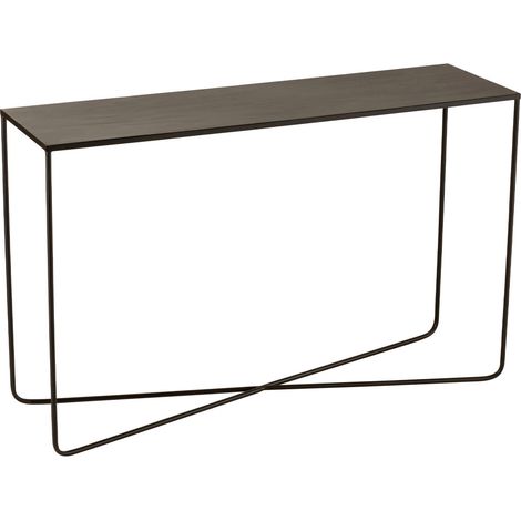 Console Design en Métal "Elsie" 120cm Noir