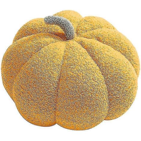 Plüschkürbis, flauschig, robust, ideal als Halloween-Dekokissen oder weiches Geschenk.