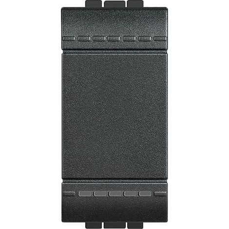 Switch Livinglight 16A modulo terminale auto 1 Antracite L4003A