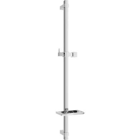 Mexen DQ Duschstange mit Seifenschale 80 cm, Chrom - 79381-00 (1/2)