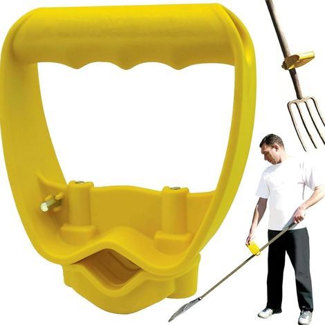 Empuñaduras para Mango Universal antideslizante y reutilizable Ahorrador de Espalda Pala Nieve y Herramientas de Jardín Adecuado para granja césped patio hierba tierra rastrillado volteado palea (1/5)
