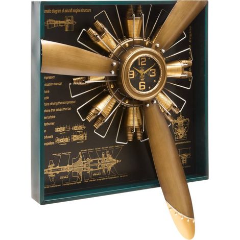 Horloge Rudy 73x94,3cm doré - Atmosphera créateur d'intérieur (1/5)