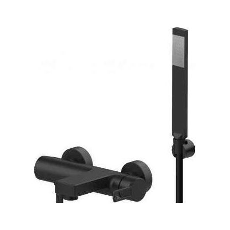 Paffoni externe Wannenbatterie Serie Ringo RIN023NO Messing - Mattschwarz (1/3)