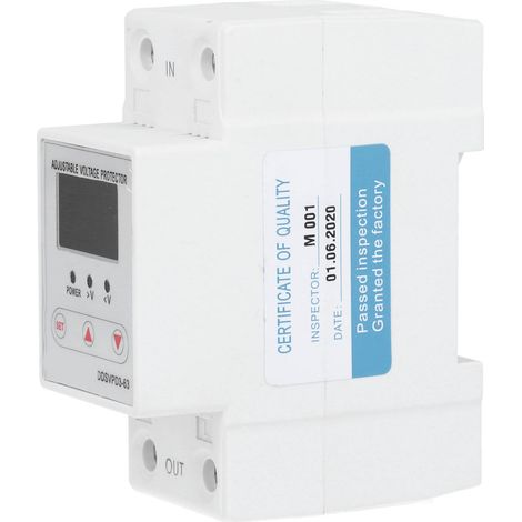 Dispositif de Protection de Tension Auto‑Réarmable DDSVPD3‑63, 63A 220V, Réglable et Automatique (1/5)