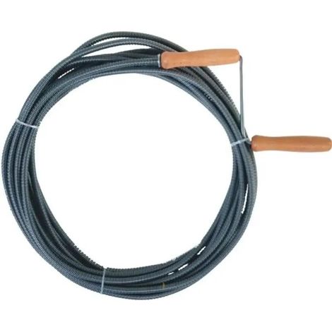 Dedra 10 m Spirale zur Rohrreinigung aus schwarzem Stahl