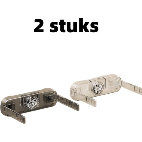 Set di 2 ganci portaoggetti, ripiano pieghevole, porta sacchi della spazzatura, multifunzionale, montaggio in cucina senza foratura, montaggio a parete, supporto a ventosa (1/5)