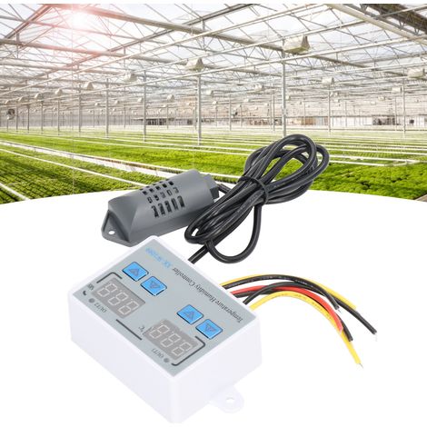 Contrôleur de température et d'humidité intelligent à affichage numérique XK-W1099 12 V/220 W