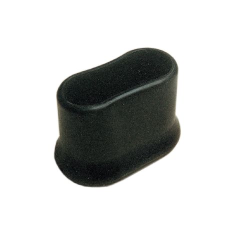Semelles pour lit 4 pie'ces 25x50 mm en PVC noir accessoires pie'ces de'tache'es