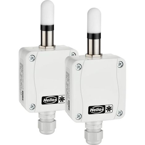 Helios AFS-Set, 2 Absolutfeuchtesensoren 24V AC/DC IP 65, 0-10V Ausgang, Temperatur und Feuchte