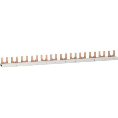 Rail De Phase - 1 Pôle - 12 Modules - 63 A - Pour Tableau Électrique - 1 Pièce (1/2)