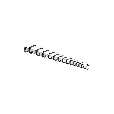 Perchero de barra de aluminio  distancia entre ganchos 100 mm 