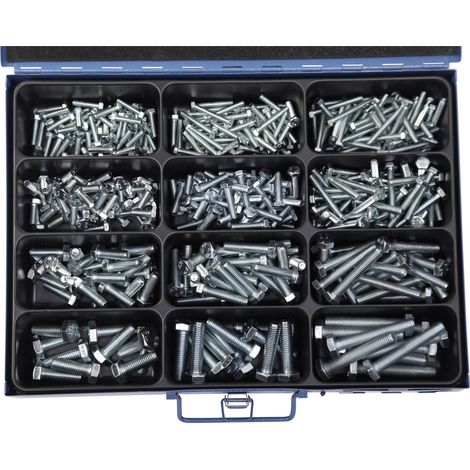 810778 Sechskantschrauben-Sortiment 400 Teile