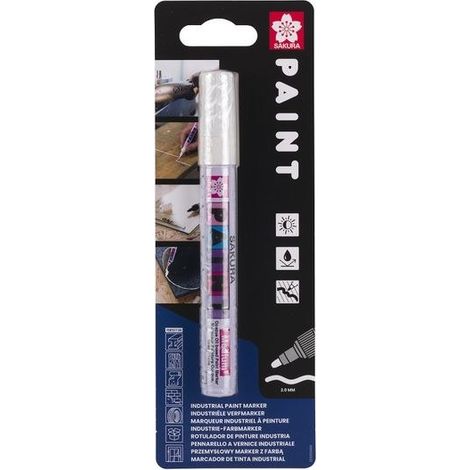 Sakura Lackmarker mit mittlerer weißer Spitze