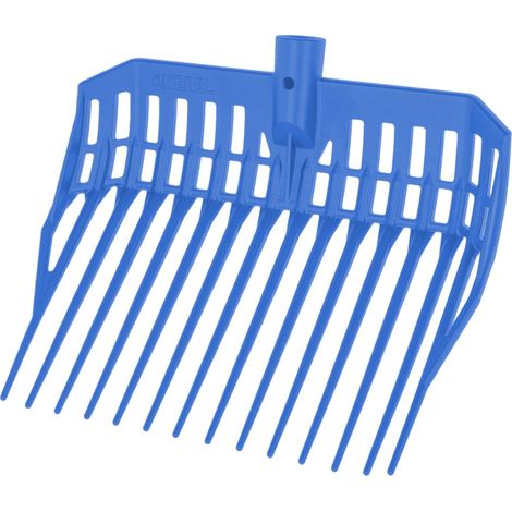 Kerbl Dunggabel EcoFork Mini – ohne Stiel, Royal-Blau (27,2 x 31 cm) 3230576