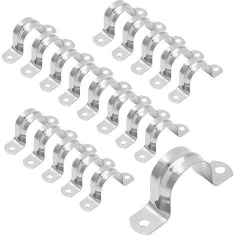 U-förmige Schlauchschelle aus Edelstahl, halbkreisförmige Schlauchschelle für Luft- und Wasserschläuche, Wasserschlaucharmaturen – 32 mm