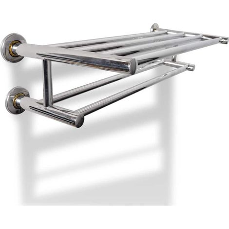Maison Exclusive - Porta Asciugamani in Acciaio Inox 6 Barre (1/5)