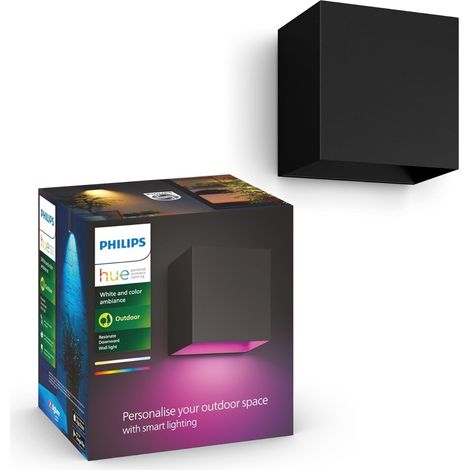 Applique descendante Philips Hue White et Color Ambiance Resonate – Noir – Compatible Alexa, Google Assistant, Apple Homekit – Ambiance lumineuse personnalisable (1/5)