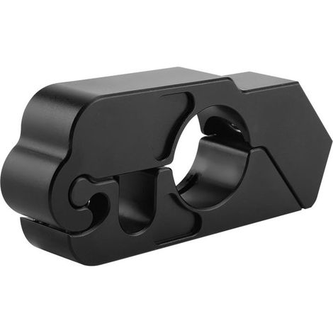 Blocco leva freno manubrio moto universale in lega di alluminio CNC per veicoli di sicurezza (nero) (1/4)