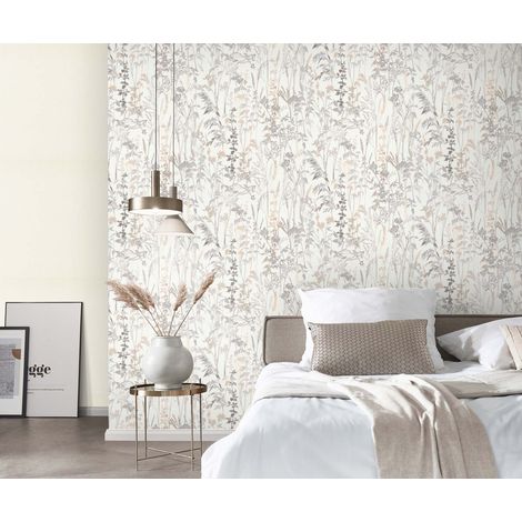 Erismann Vliestapete 10258-14 Casual Chic, Floral creme, 10,05 x 0,53 m (1/4)