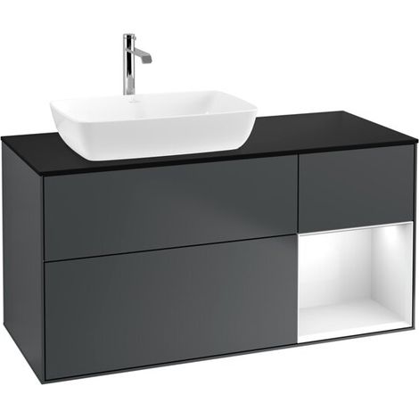 Villeroy & Boch G812GFHG Meuble sous-lavabo Finion G81 (1/2)