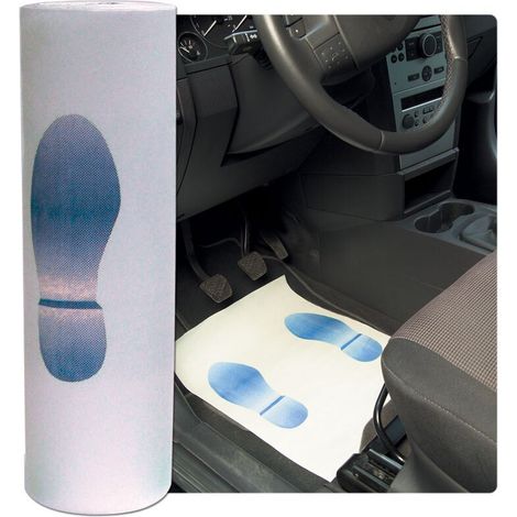 Protège tapis voiture, jetable - Rouleau de 250 - TECHMAX