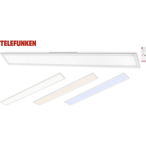 TELEFUNKEN - PANNELLO LED BIANCO 24 watt2500 lumen 119,5x15x5CM CON TELECOMANDO