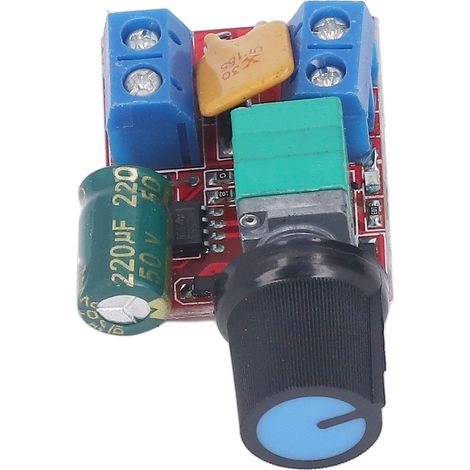 Motordrehzahlregler, PWM-Regler, selbstrückstellende Sicherung, Tastverhältnis 1 % bis 100 %, LED-Dimmer-Steuerplatine (1/5)