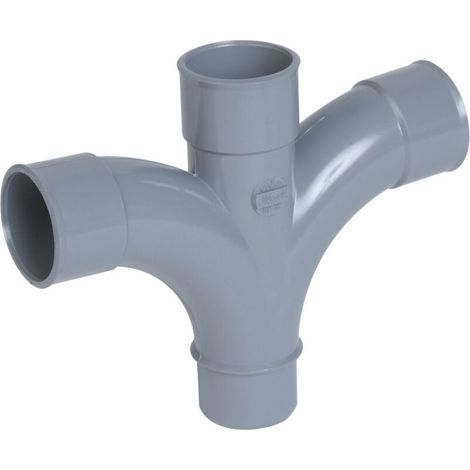 Croix PVC vidange 87'30° – Raccord d'évacuation – Diamètre 32mm – Pour systèmes de drainage efficaces - MFFF32