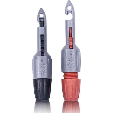 Kit de pinces de perçage d'isolant TP81, connexions à fiches bananes, sonde de perçage d'isolant C (1/5)