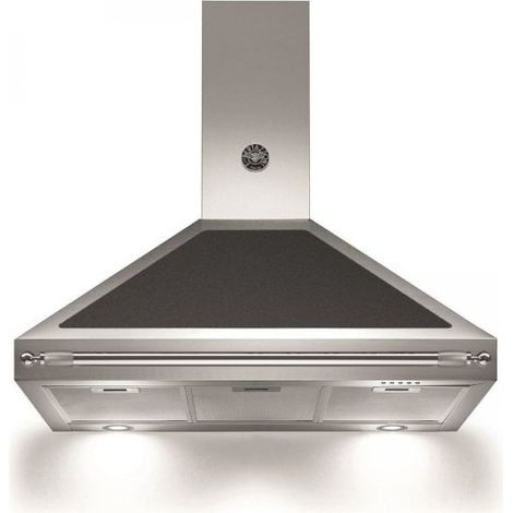 Cappa camino Bertazzoni K90HERNEA 90 cm inox e nera classe A