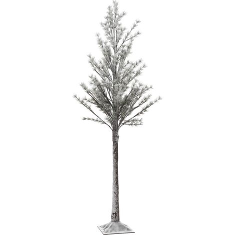 Déco de Noël Arbre artificiel lumineux 160 LED Blanc chaud H 180 cm - Feeric Christmas (1/2)