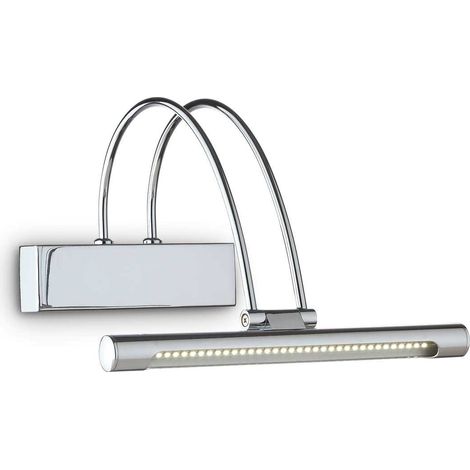 Ideal Lux Bow - Aplique LED para cuadro pequeño Cromo