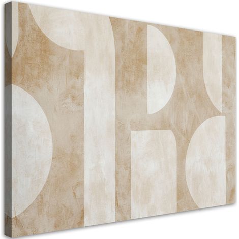 Tableau sur toile Tableau sur toile Abstraction rétro lumineuse 100x70 (1/5)