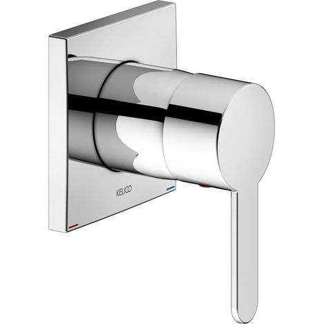 KEUCO IXMO Flat Einhebelmischer Unterputz, Rosette eckig, (1/5)