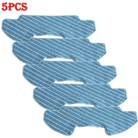 Lot de 5 lingettes de rechange pour aspirateur robot SENCOR SRV 8550BK - Accessoires de nettoyage pour sols domestiques (1/4)