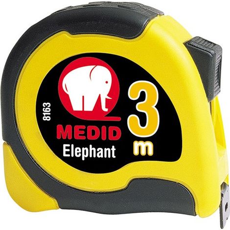 Mètre Ruban Elephant Bi-matière 3 M X 16 Mm