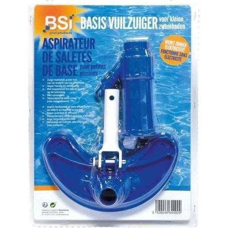 Aspirateur Spécial Fond Usage Manuel avec Sa Poche pour Les Détritus De La Piscine Adaptable sur Le Manche Non Fourni 30cm (1/5)