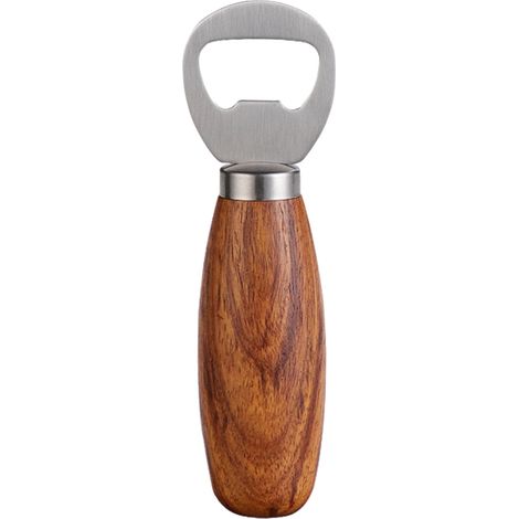 1 Ouvre-bouteille,poignée en bois,acier inoxydable,bar,maison,camping (1/5)