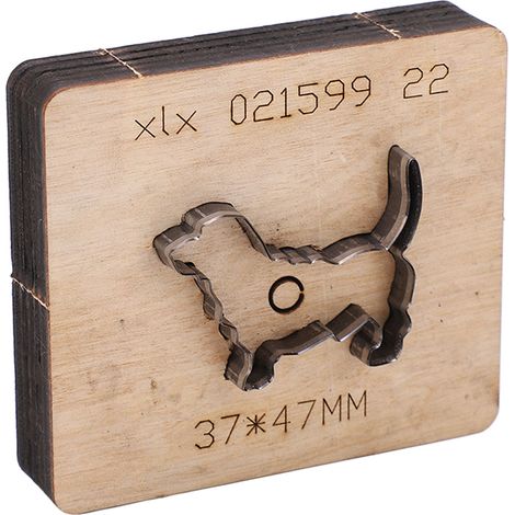 Matrice de découpe cuir et métal en forme de golden retriever - Moule de découpe DIY - Accessoires pour loisirs créatifs (1/5)