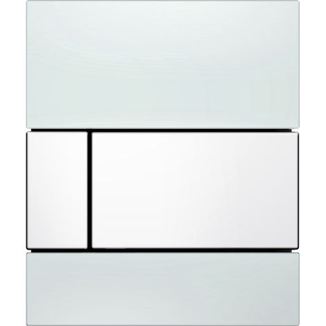 TECEsquare Urinal-Betätigungsplatte, Glas, inklusive Kartusche, (1/4)