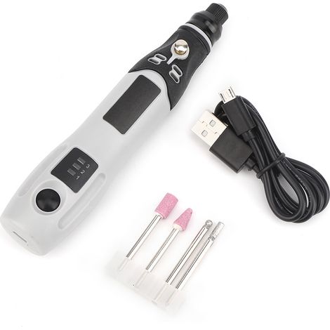 Mini stylo à sculpter électrique, perceuse sans fil, outil de sculpture sur jade avec tête de meulage (1/5)