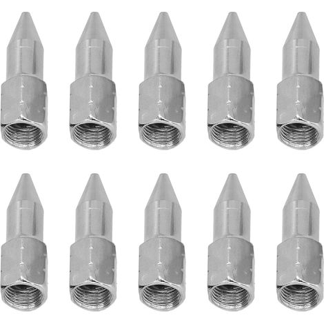 Buse de pistolet à graisse pointue, manuelle, Durable, résistante à l'usure, accessoires antirouille pour l'usinage, 10 pièces (1/5)