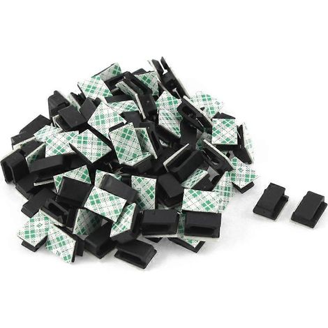 100 Stück selbstklebende Kabelbinder-Organizer-Klemmen