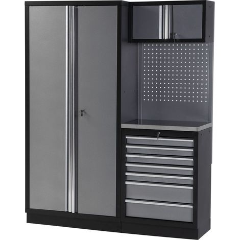 CONJUNTO MODULAR 2 MOD. BASE ACERO INOX