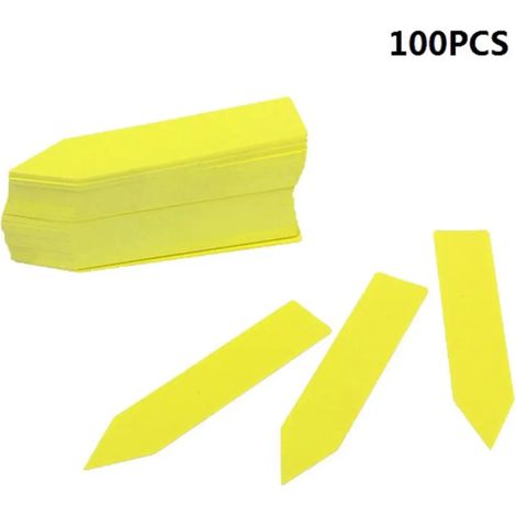 100 étiquettes en plastique pour plantes, marqueurs de plateaux de plantation, outils de décoration de jardin à faire soi-même, étiquettes pour pots de fleurs, outils de jardinage