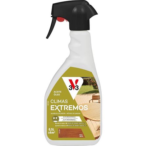 Aceite pulverizador climas extremos, teca, 500 ml