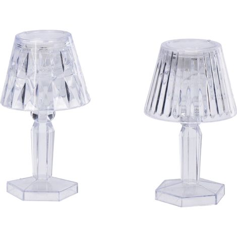 Regalo Italiano Mini Lampada da Tavola Maryl Ass. D 7 Cm H 12 Cm E 12 Bomboniera 1 Pz