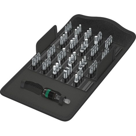 Assortiment de bits Bit-Safe 61 Univ.1 61 pièces. Fente/PH/PZD/TX/6 pièces.