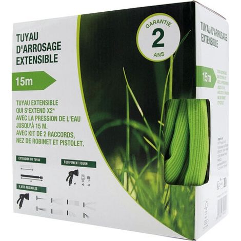 Manguera extensible No Name 15m Verde - Sin marca
